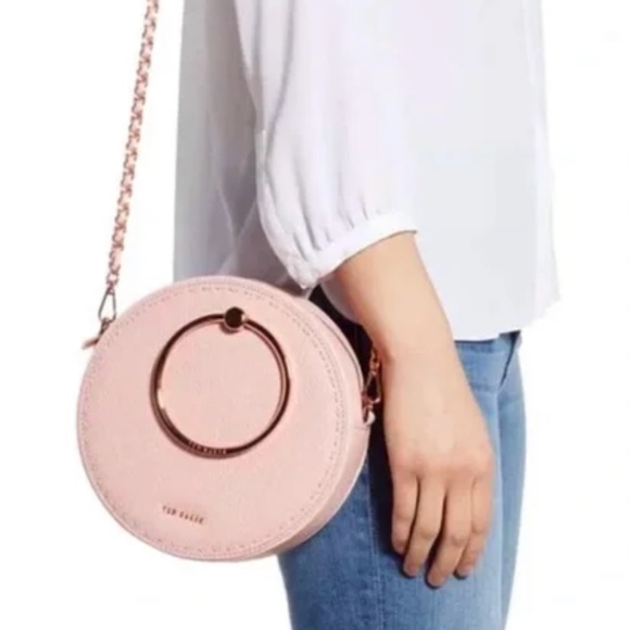 NWT Ted Baker Maddie Stab stitch circle crossbody bag Purse - Picture 1 of 7